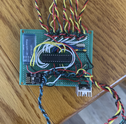 Smart pillbox wiring and electronics detail